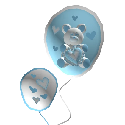 Hearts & Bear Balloons