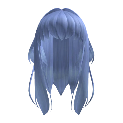 Cozy Long Blue Hair