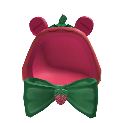 Strawberry Frog Hood