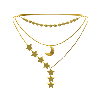 Gold Stars Necklace