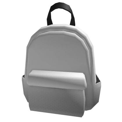 Basic White Backpack