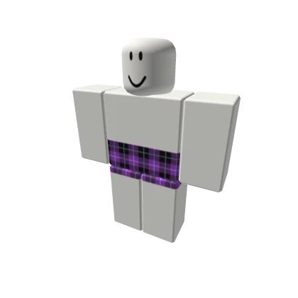 Purple plaid skirt