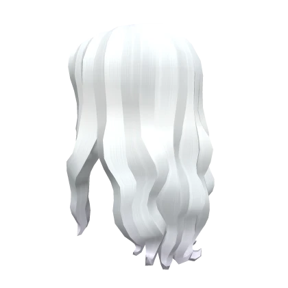 Long Curly Hair (3.0) - White