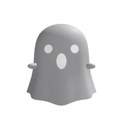 Recolorable Ghost With White Eyes