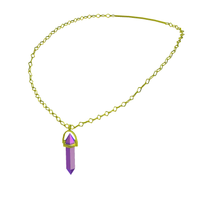 Crystal Necklace Amethyst