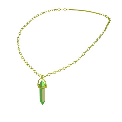 Crystal Necklace Emerald