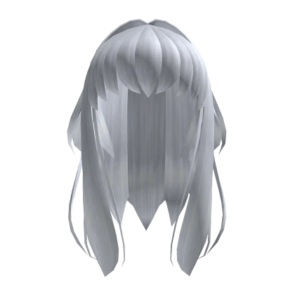 Cozy Long White Hair