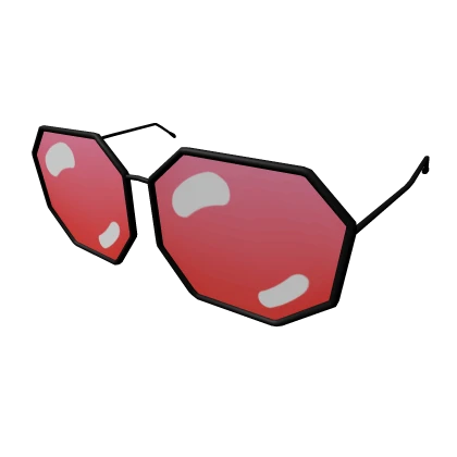 Red Octagon Glasses