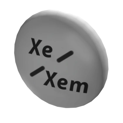 Xe / Xem Pronoun Pin