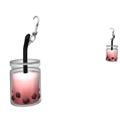 Strawberry Boba Earrings