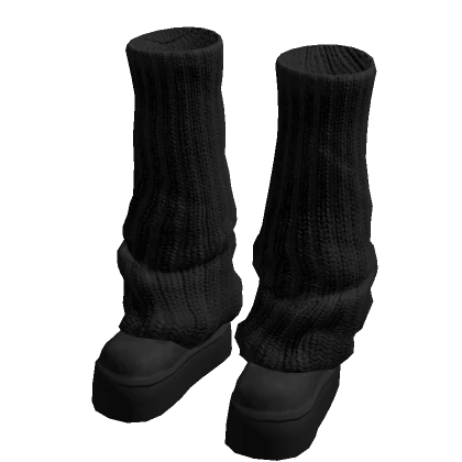 Black Sweater Shoes 🫐