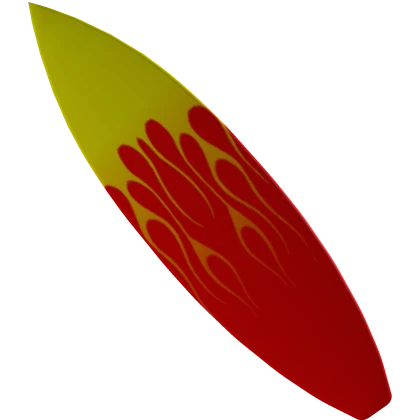 Flaming Surfboard