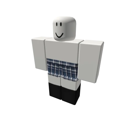 blue pleaded skirt with black socks