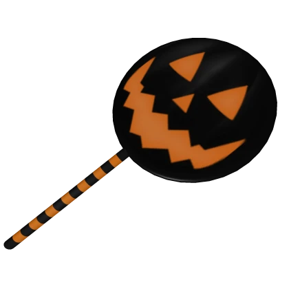 Jack-o'-lantern Lollipop