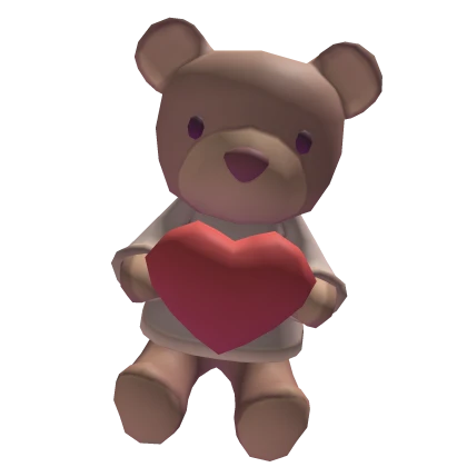 Valentine Teddy Bear Brown