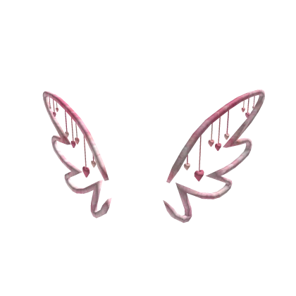 Pink Heart Fairy Wings  ♥