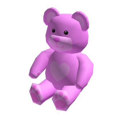 Pink Bear Plushie Pet