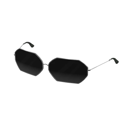 Silver Octagonal Sunglasses