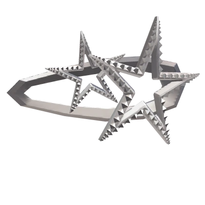 Silver Star Hair Clip