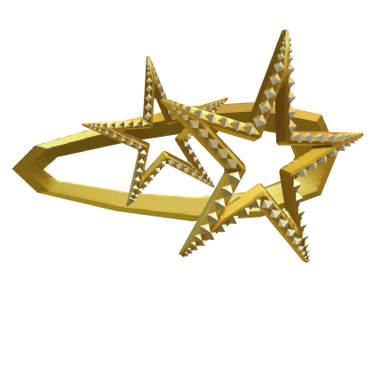 Gold Star Shape Hair Clip