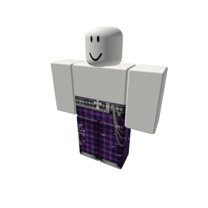 purple plaid pants