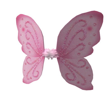 (mini) Pink Sparkly Fairy Wings