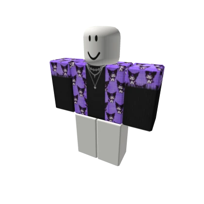 Aesthetic boys edgy kitty chain grunge purple swag