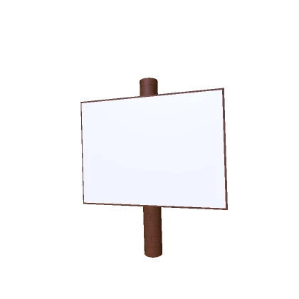 Sign [2D CLOTHING SUPPORTED]