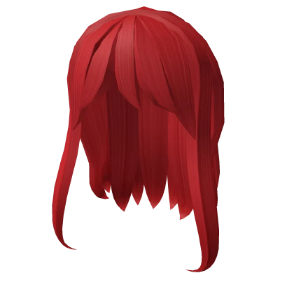 Anime Red Cute Long Hair