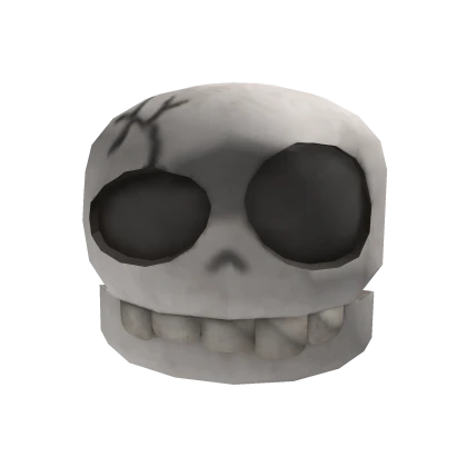 Cartoony Broken Skull