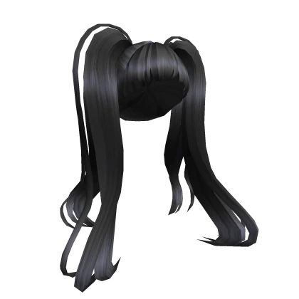 Anime Pigtails In Black