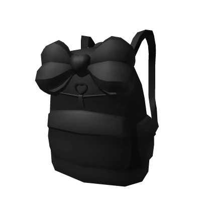 Black Heart Bow Backpack