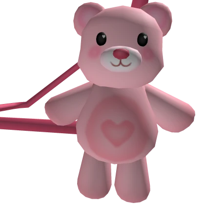 Plush Bear Bag - 1.0 pink