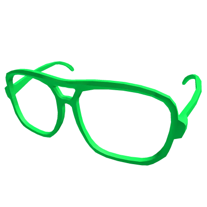 Green Retro Glasses