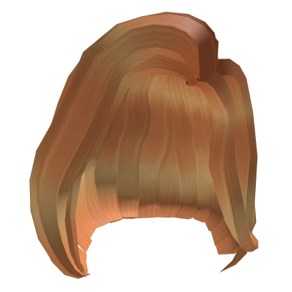 Side Part Long Bob in Ginger