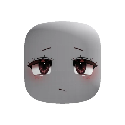 Annoyed Brown Chibi Face (Recolorable)