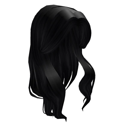 Voluminous Wavy Black Hair