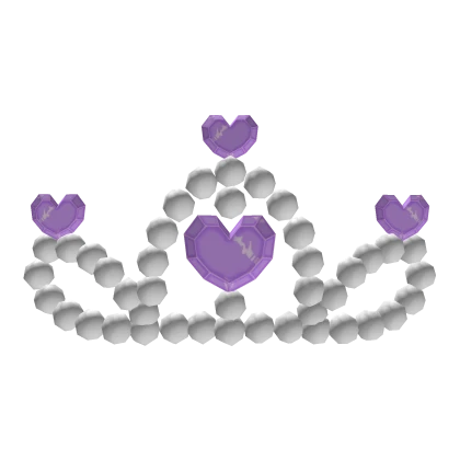 Purple Pearly Tiara