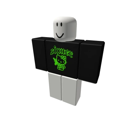 Boys grunge green sinner slender y2k