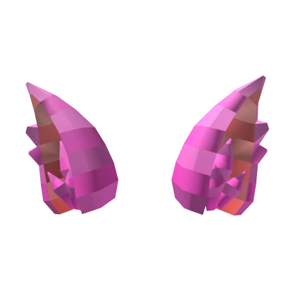 Crazy Striped Animal Ears (Pink)