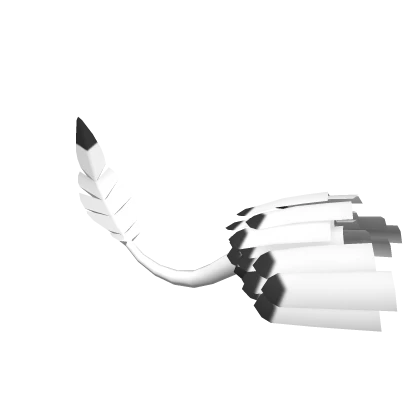 Monochromatic Space Avian Tail