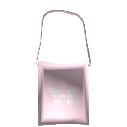 Tote Bag Pink Butterfly