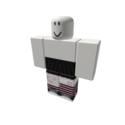 🖤 Cute Lil Black Goth Bunny Hood Pants 🐰