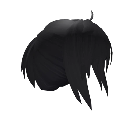 Black Short Anime Ponytail