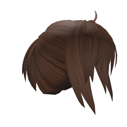 Brown Short Anime Ponytail