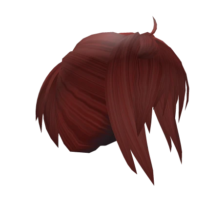 Red Short Anime Ponytail