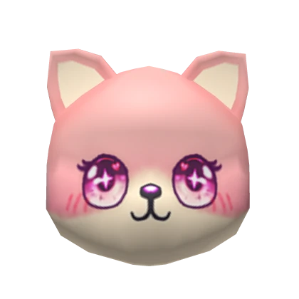 Kawaii Pink Fox Mask