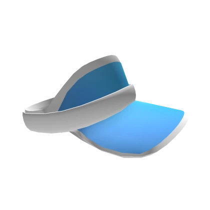 90s Clear Blue Visor