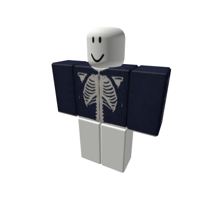 ⛓️ Boys grunge navy blue skeleton hoodie ⛓