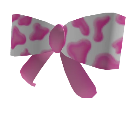 Hot Pink Cow Print Ribbon